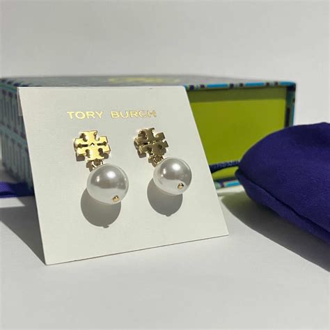 aretes tory burch perla